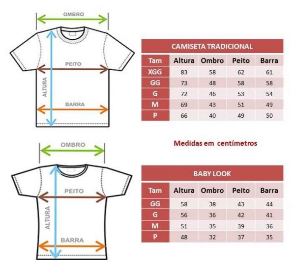 MEDIDAS - CLIQUE PARA AMPLIAR!